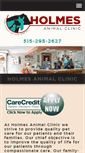 Mobile Screenshot of holmesanimalclinic.com